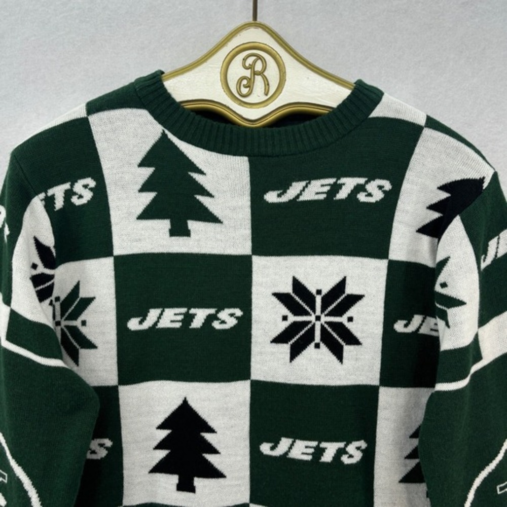 New York Jets Holiday Gift Set - NFL Sweater, Tie & Socks | Christmas Fan Bundle - Picture 7 of 16